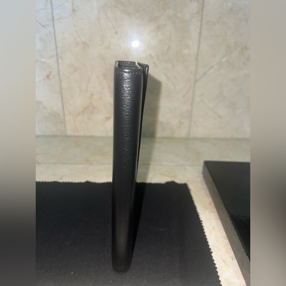 Vintage Céline Long Continental Wallet Black Calfskin Gold Snap + Full Set - Picture 7 of 12